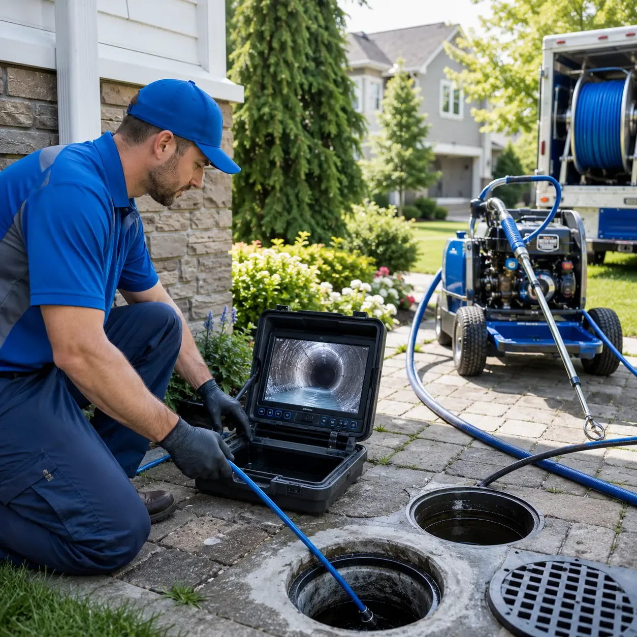 Outdoor drain cleaning professionals serving Murphy, NC